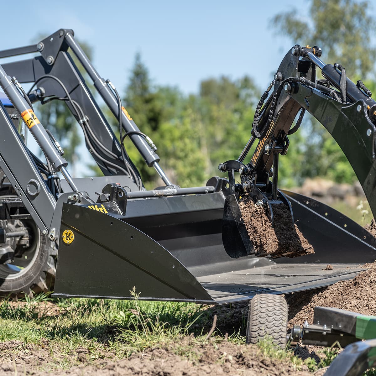 Backhoe Digger 360° ATV Kellfri